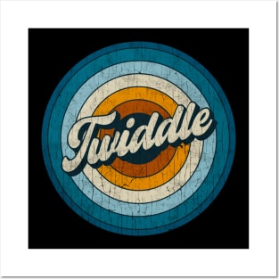 Twiddle - Retro Circle Vintage Posters and Art